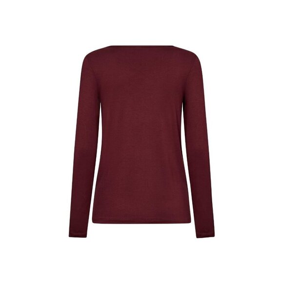 NWT SOYA CONCEPT Marica 217 Wine Longsleeve Shirt - Picture 4 of 5